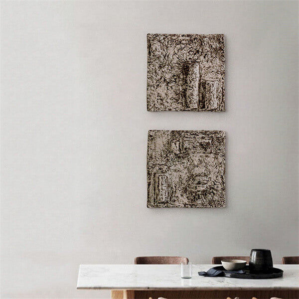 Artistic relief wall art with therapeutic properties, ideal for stress-relief and anxiety management through beauty appreciation