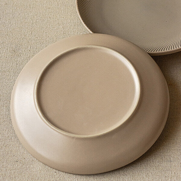 Premium ceramic dining plate with contemplative design, perfect for manifestation rituals and gratitude meal practices