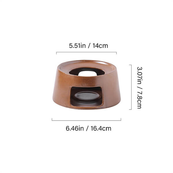 Japanese Ceramic Casserole Set - Multi-Size with Candle Warmer Base