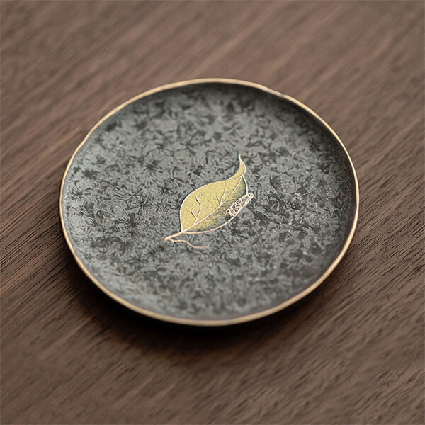 Tea ritual accessory SKU with silver craftsmanship, perfect for grounding practices and earth element connection