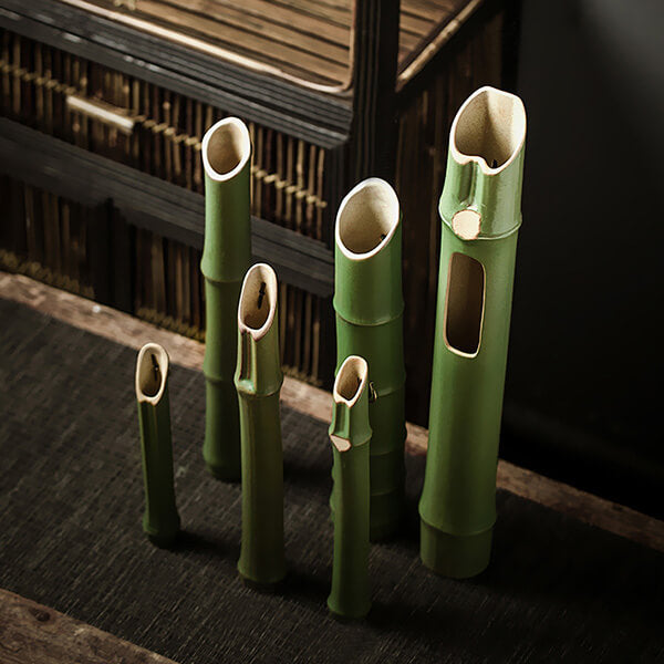 Creative Ceramic Bamboo Joint Vase