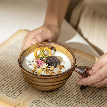 Irregular Ceramic Mug - Artistic Design