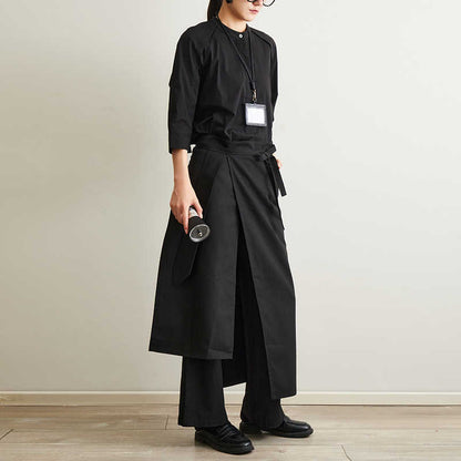 Black Half Apron - Professional Work Apron