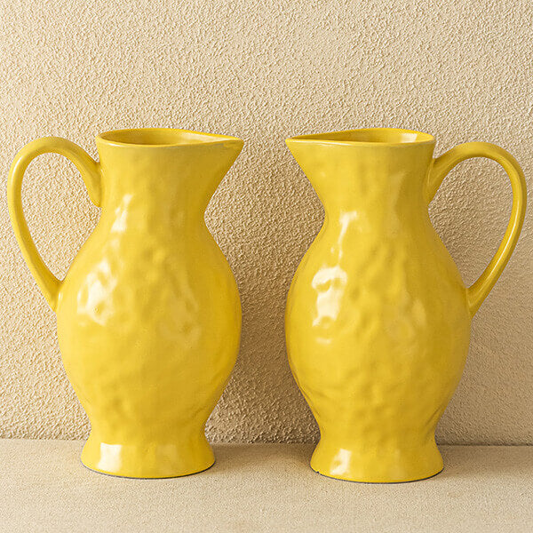 Vase en céramique texturée de style nordique Wabi-Sabi