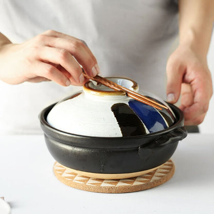 ZenCraft Japanese Hand-Painted Sand Pot
