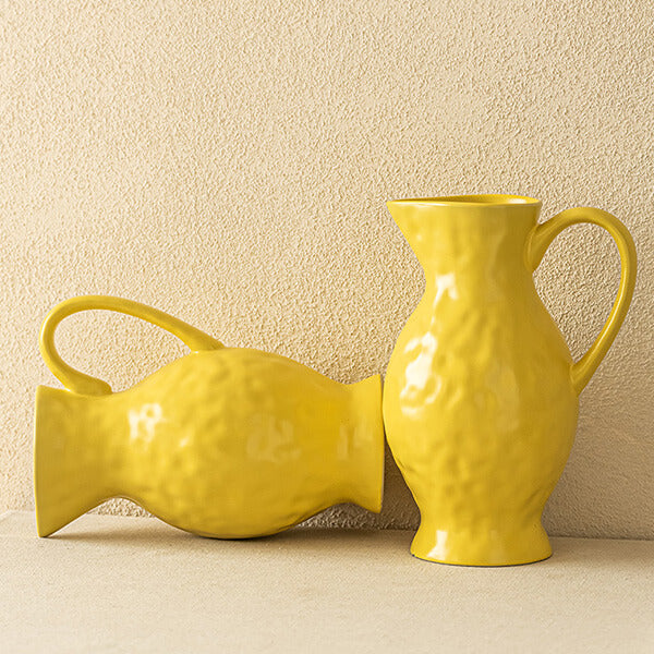 Wabi-Sabi Nordic-Style Textured Ceramic Vase
