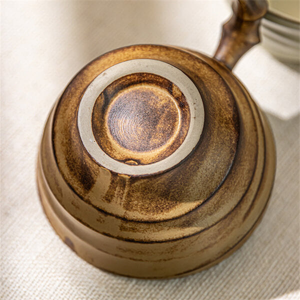 Irregular Ceramic Mug - Artistic Design