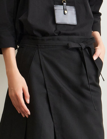 Black Half Apron - Professional Work Apron