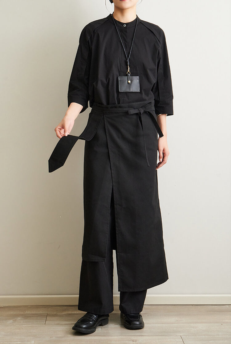 Black Half Apron - Professional Work Apron