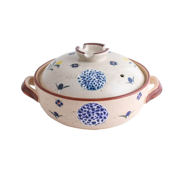 1.5L Japanese ceramic casserole size chart dimensions donabe hot pot measurements