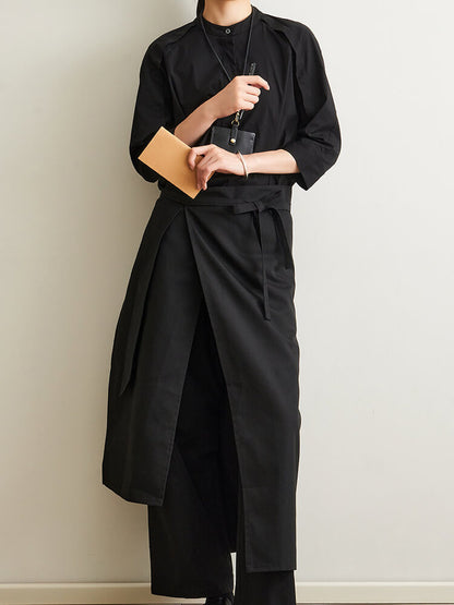 Black Half Apron - Professional Work Apron