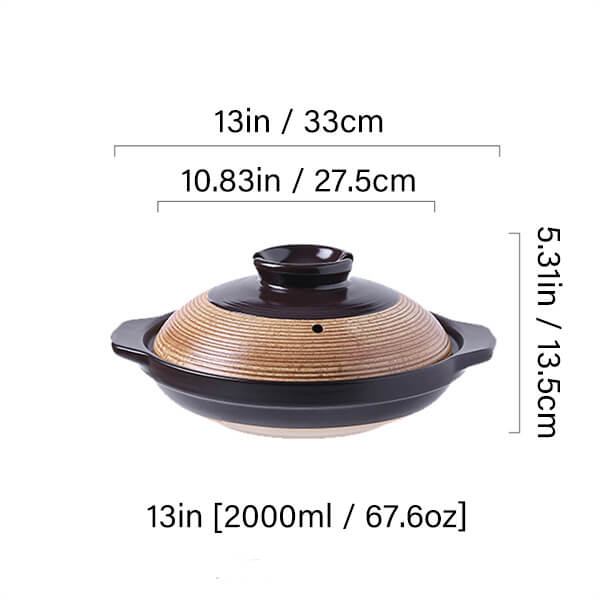 Japanese Ceramic Casserole Set - Multi-Size with Candle Warmer Base