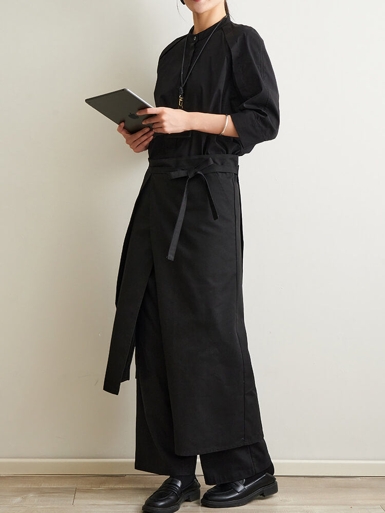 Black Half Apron - Professional Work Apron