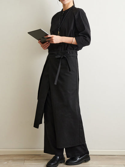 Black Half Apron - Professional Work Apron