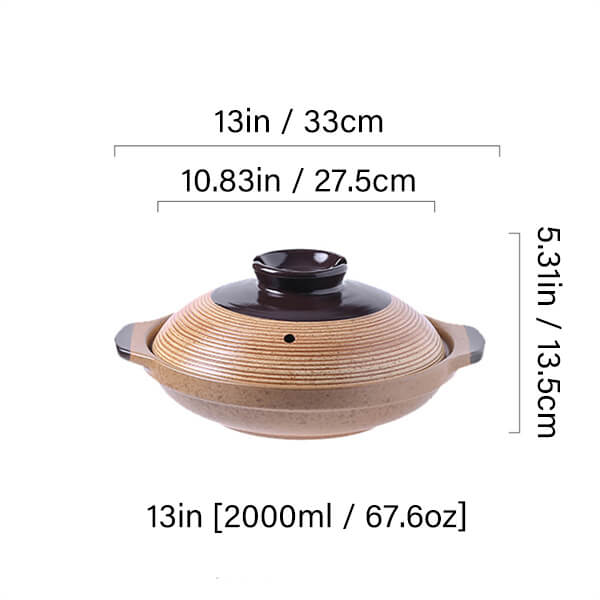 Japanese Ceramic Casserole Set - Multi-Size with Candle Warmer Base