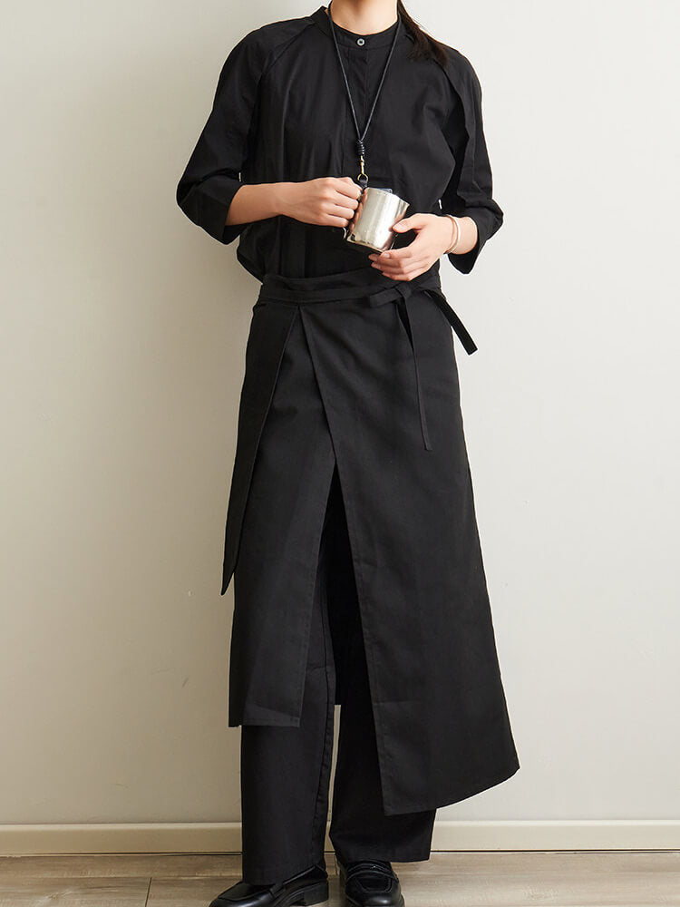 Black Half Apron - Professional Work Apron