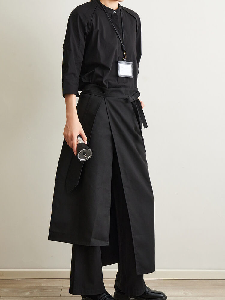 Black Half Apron - Professional Work Apron