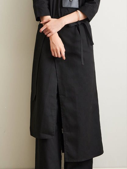 Black Half Apron - Professional Work Apron