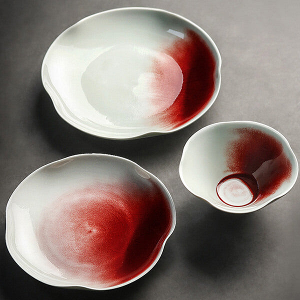 Handcrafted Ceramic Petal Plates and Bowls