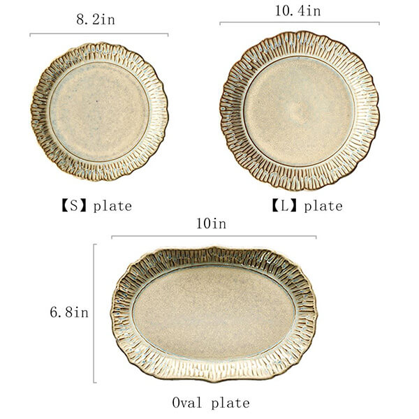 Vintage Embossed Serving Platter