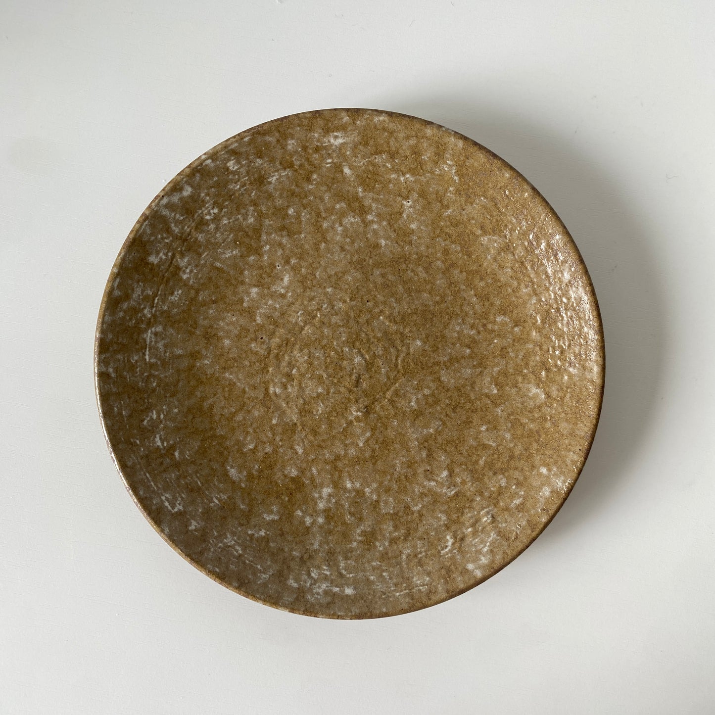 Handmade Wabi-Sabi Ceramic Cup and Saucer Set | Earth Tone with Hand-Painted Leaf Pattern