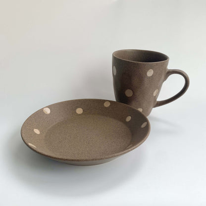 Handmade Wabi-Sabi Ceramic Tableware Set | Earth Dot Collection