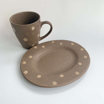Handmade Wabi-Sabi Ceramic Tableware Set | Earth Dot Collection