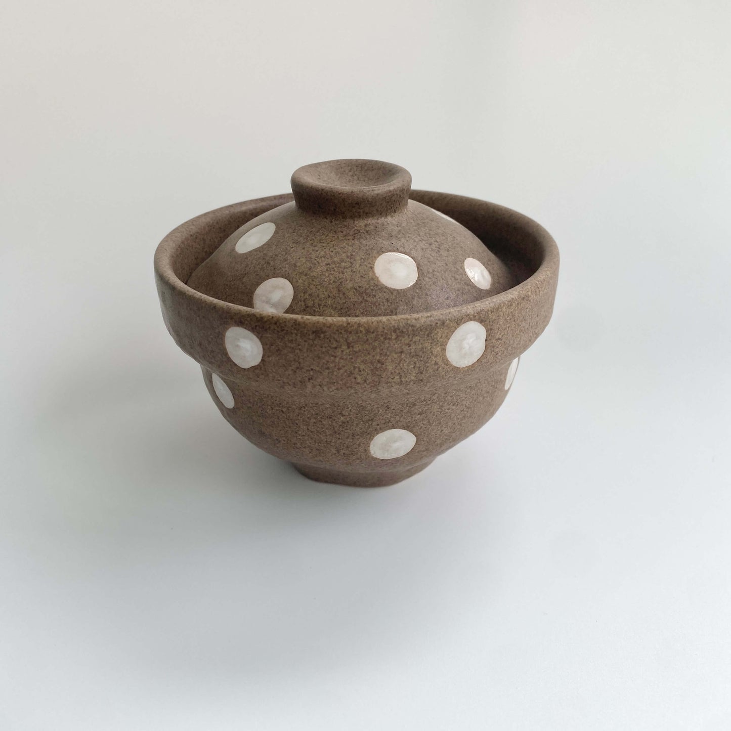 Handmade Ceramic Serving Bowl and Lidded Jar | Earth Dot Collection