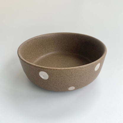 Handmade Ceramic Serving Bowl and Lidded Jar | Earth Dot Collection