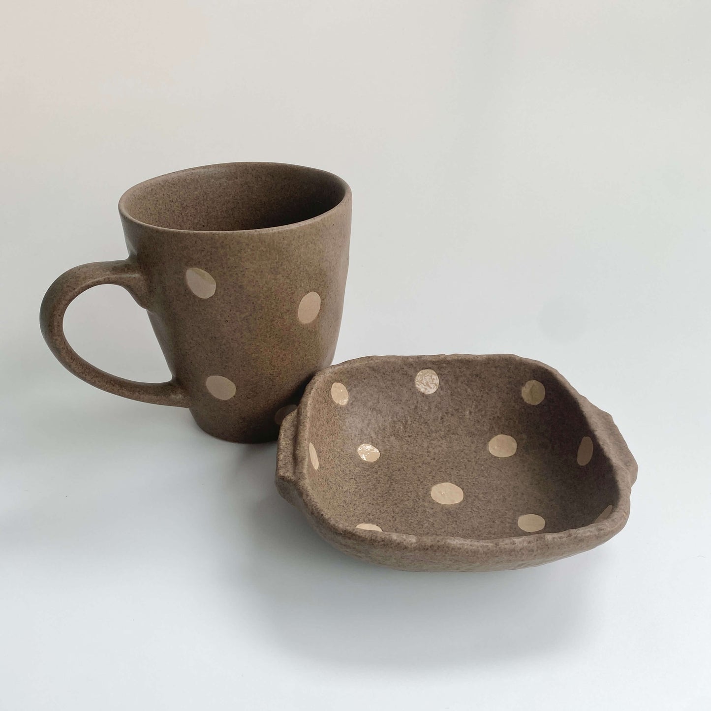 Handmade Wabi-Sabi Ceramic Tableware Set | Earth Dot Collection