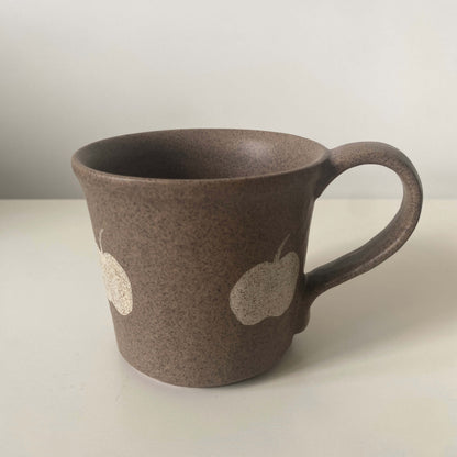 Apple Pattern Ceramic Collection | Handmade Wabi-Sabi Tableware