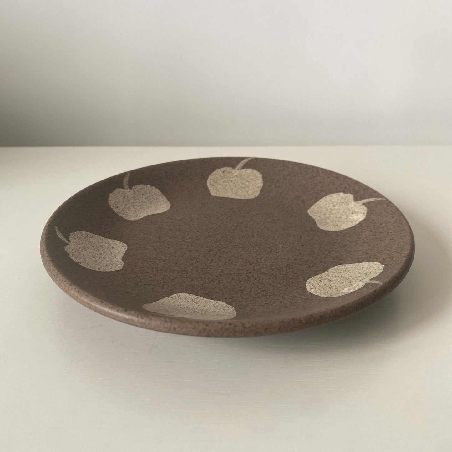 Apple Pattern Ceramic Collection | Handmade Wabi-Sabi Tableware