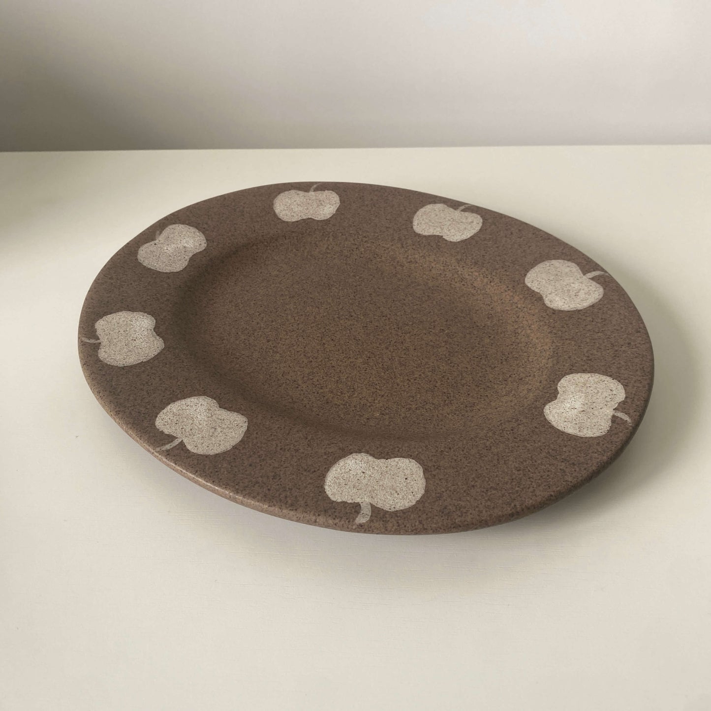 Apple Pattern Ceramic Collection | Handmade Wabi-Sabi Tableware