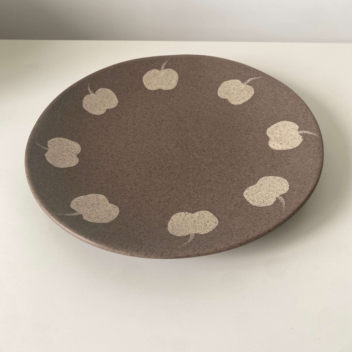Apple Pattern Ceramic Collection | Handmade Wabi-Sabi Tableware