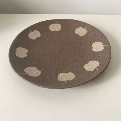 Apple Pattern Ceramic Collection | Handmade Wabi-Sabi Tableware