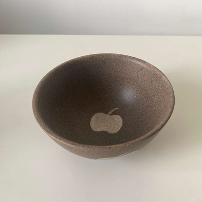 Apple Pattern Ceramic Collection | Handmade Wabi-Sabi Tableware