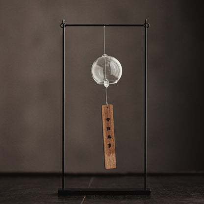 SerenityGlass Japanese-Style Glass Wind Chime Decoration